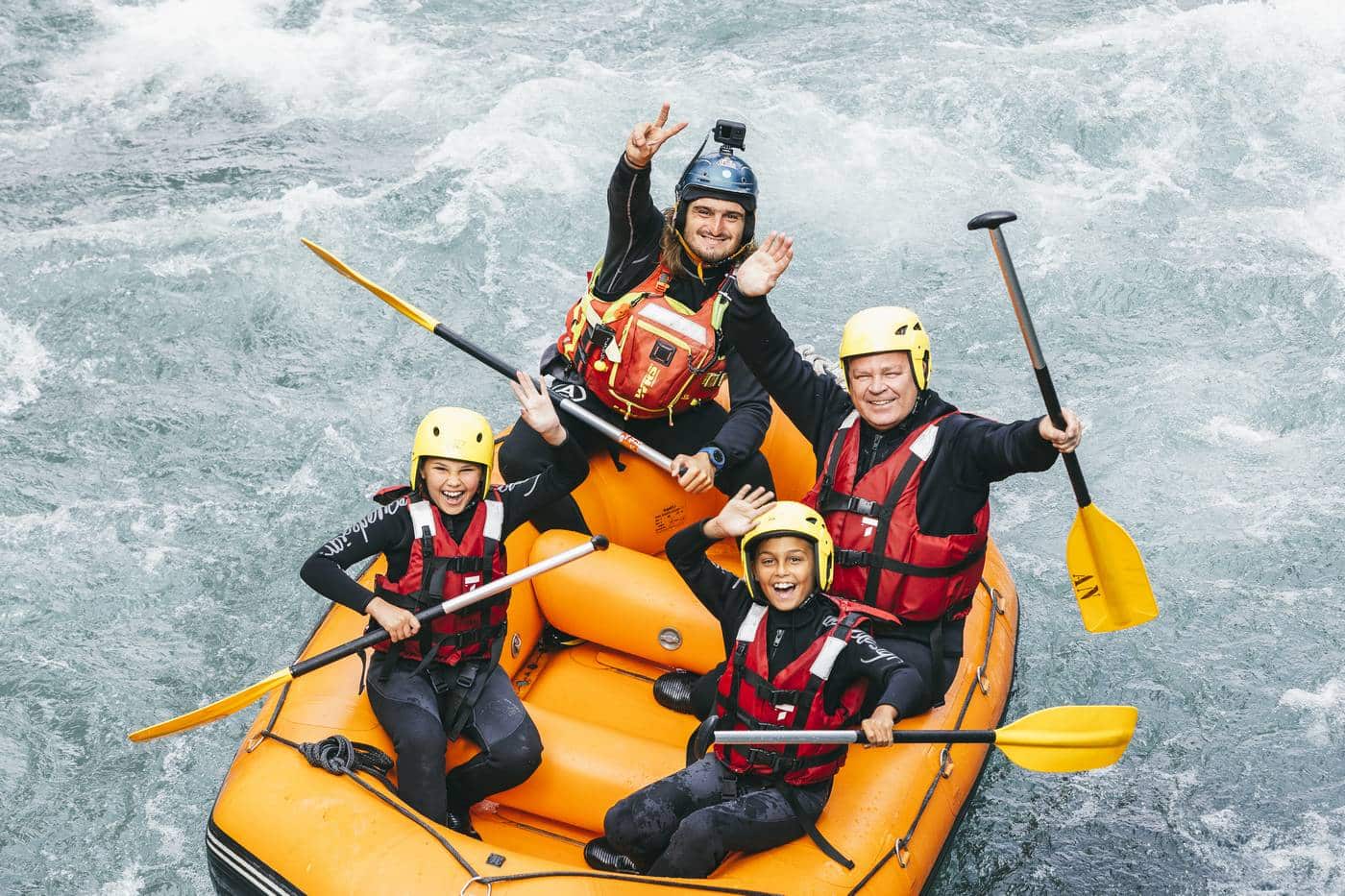 La Plagne rafting