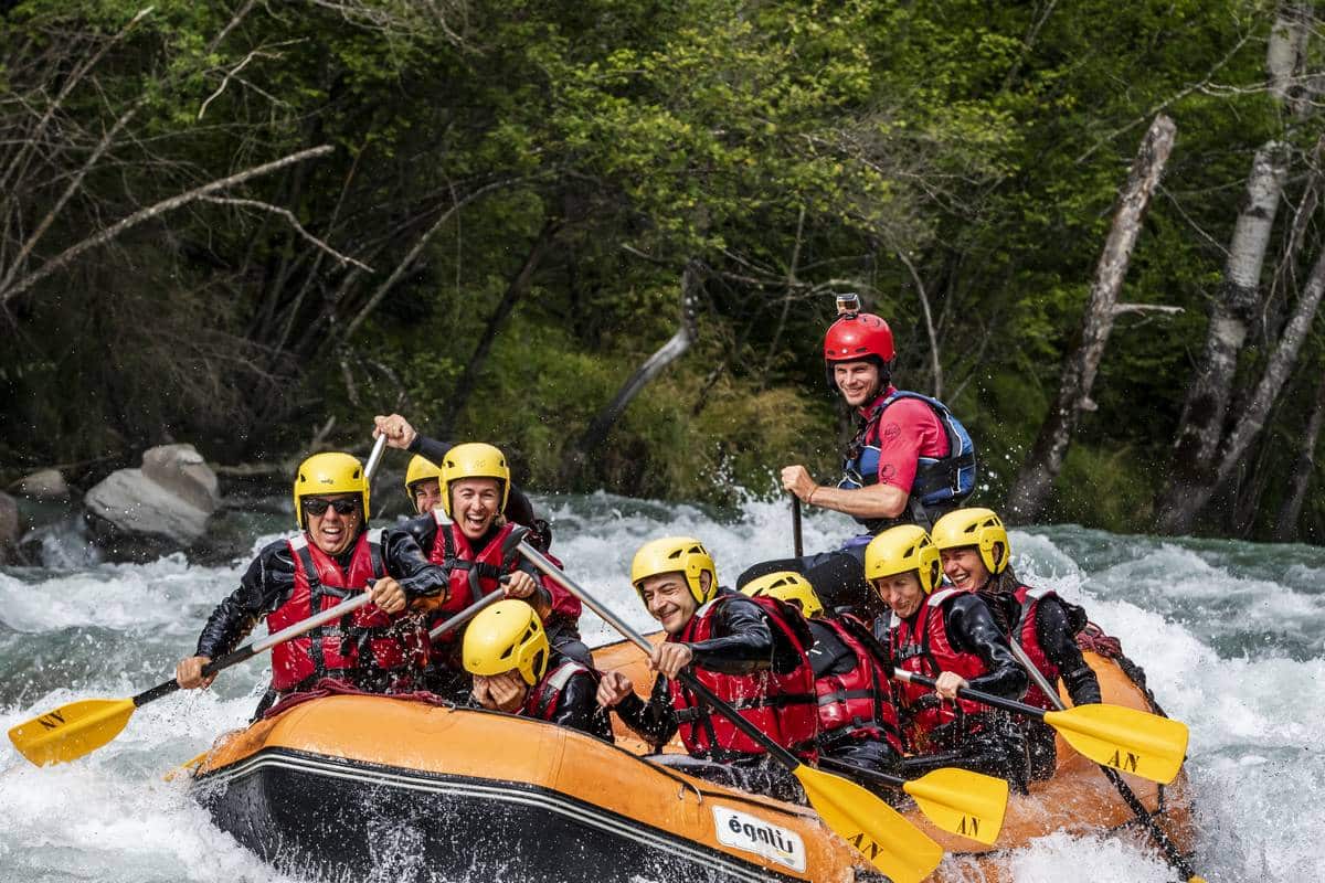 white water rafting La Plagne